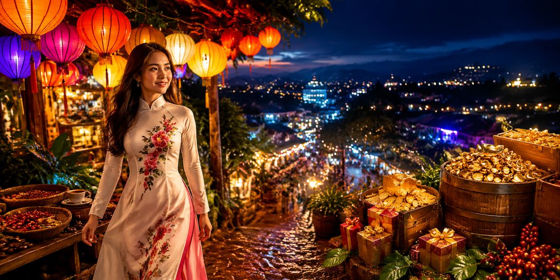 Người dùng xem tỷ lệ cược tại quán cà phê Đà Lạt